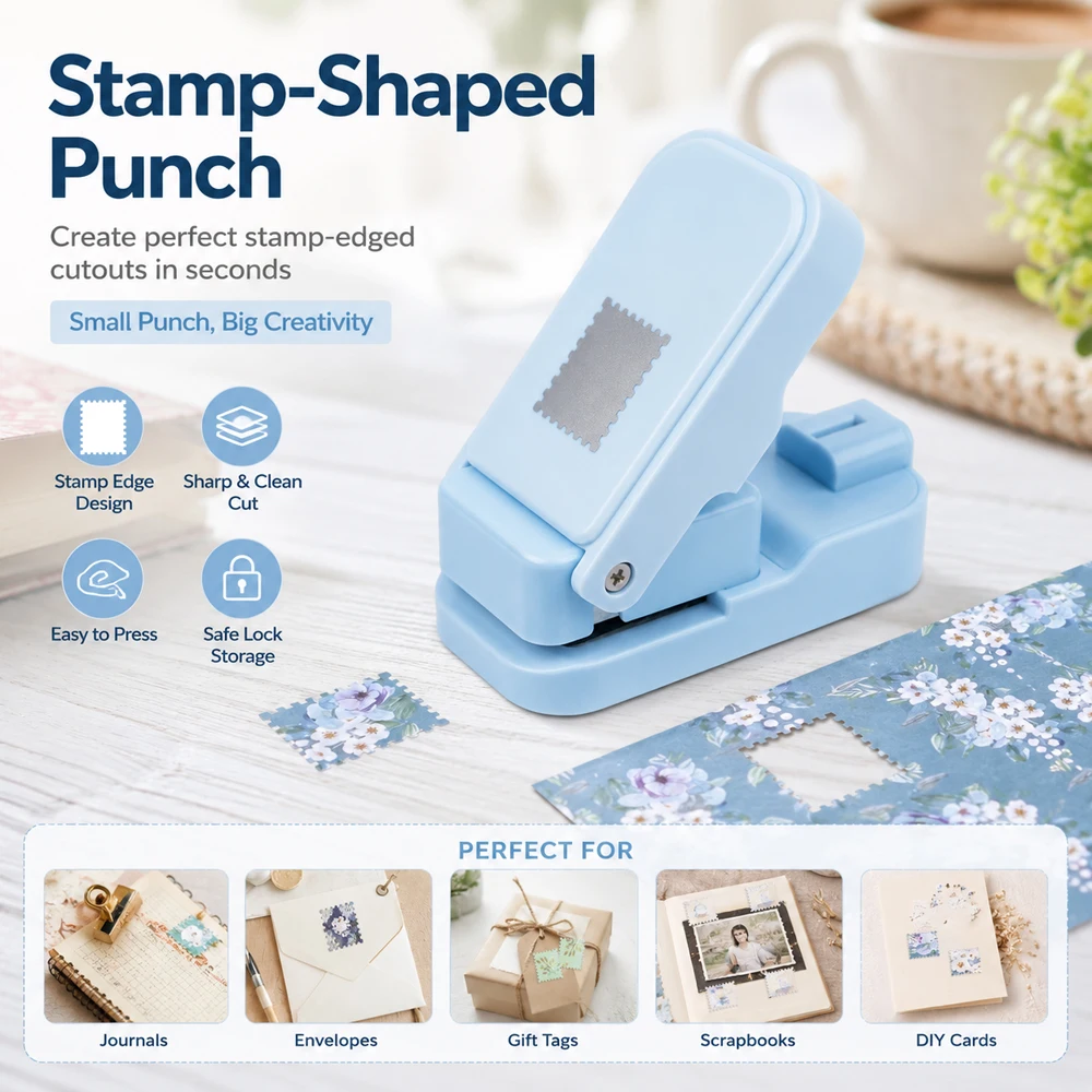 Art Craft And - Postage Stamp Edge Paper Punch for