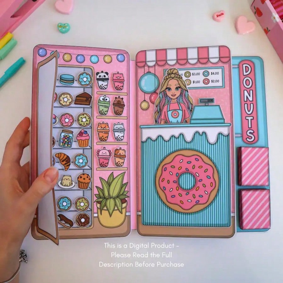 Donut Shop Pretend Play Kit, D - Art Craft 3 Year Old recension och pris