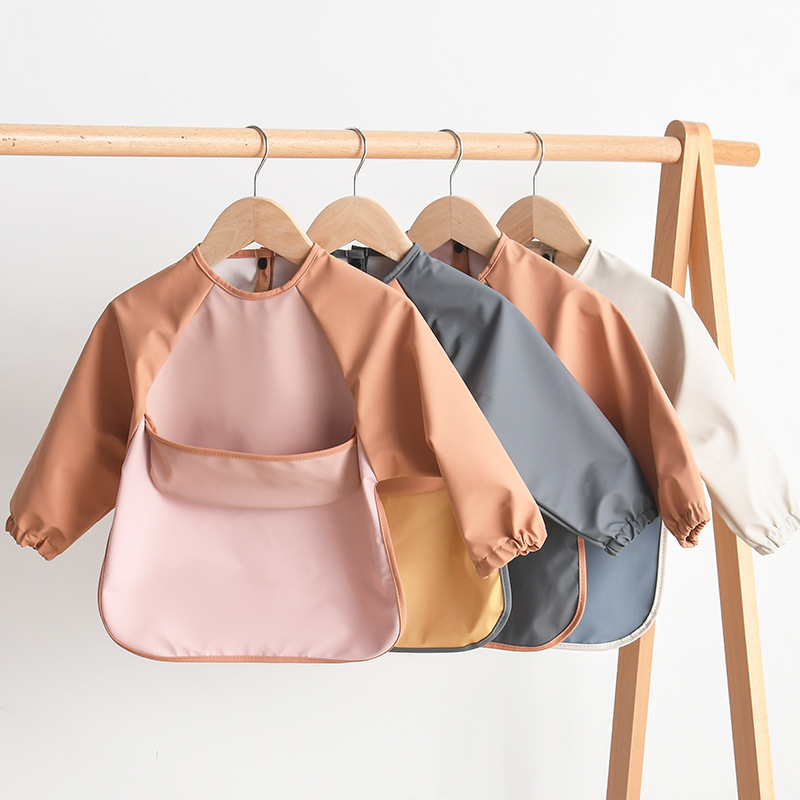 Kids Baby Long Sleeved PU Bibs - Art Craft 3 Year Old recension och pris