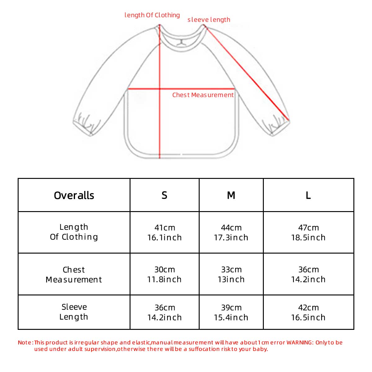 Kids Baby Long Sleeved PU Bibs - Art Craft 3 Year Old recension och pris