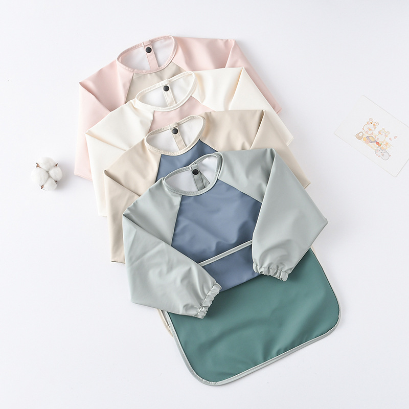 Kids Baby Long Sleeved PU Bibs - Art Craft 3 Year Old recension och pris
