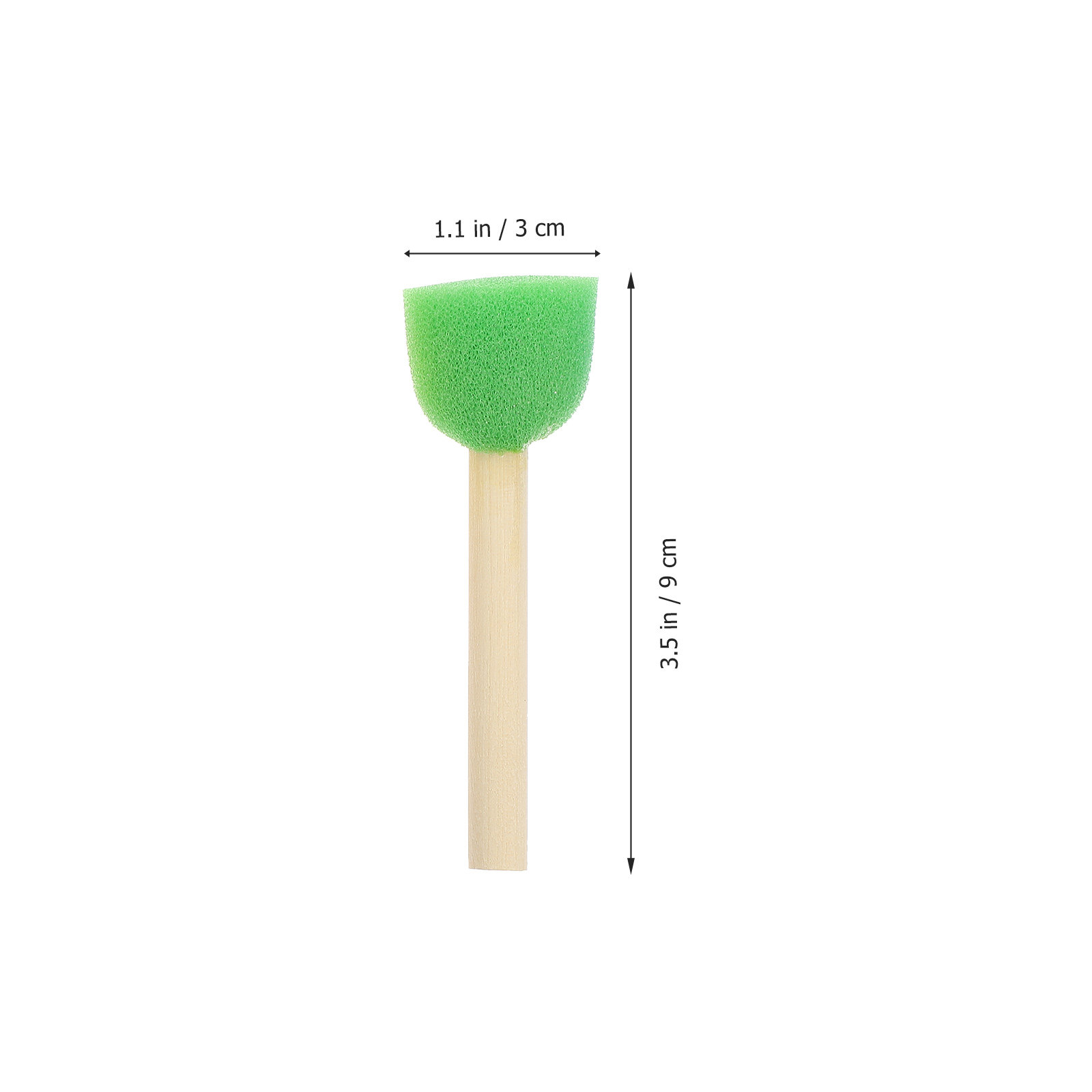 25Pcs Sponge Brush Set Colorfu - Art And Craft For Nursery recension och pris