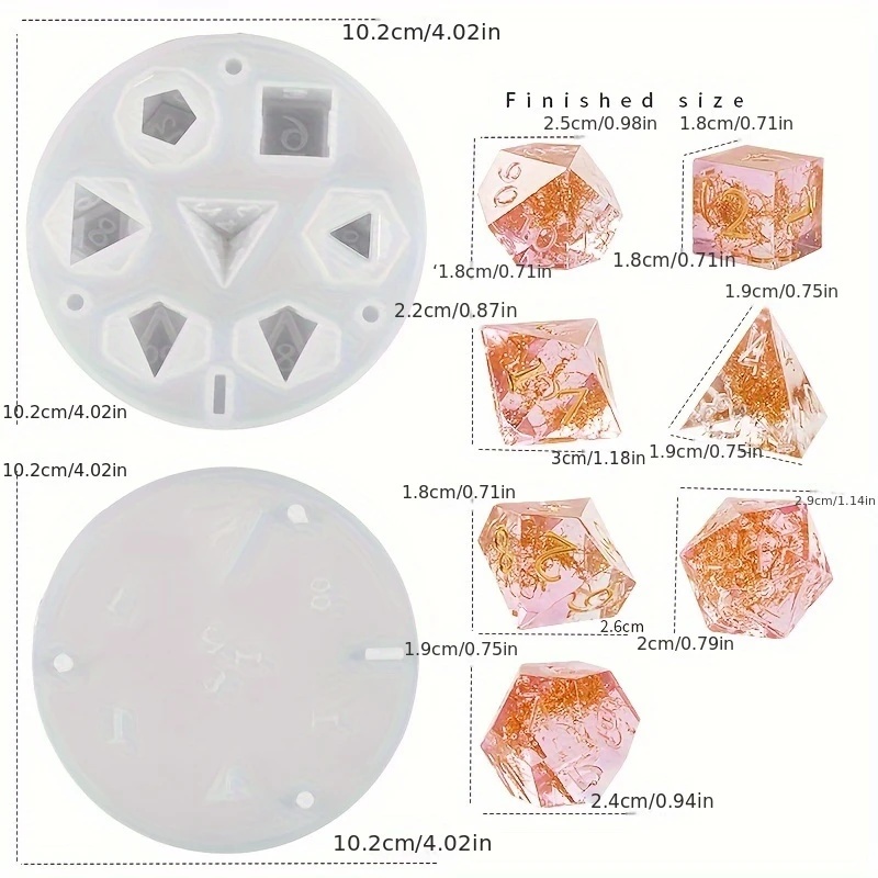 1setsilicone resin die molds ， - Resin Casting Mold recension och pris