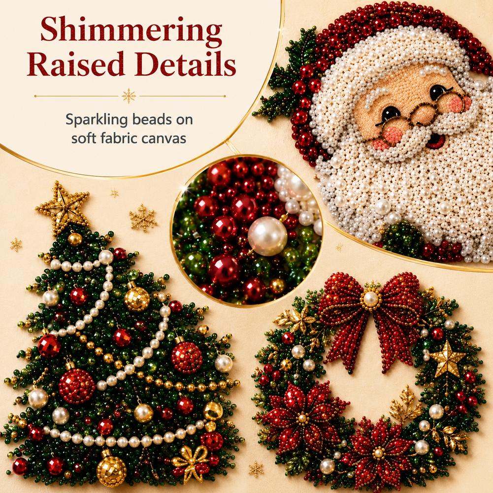 Christmas Santa Claus Pearl Ar - Art Craft For Christmas recension och pris