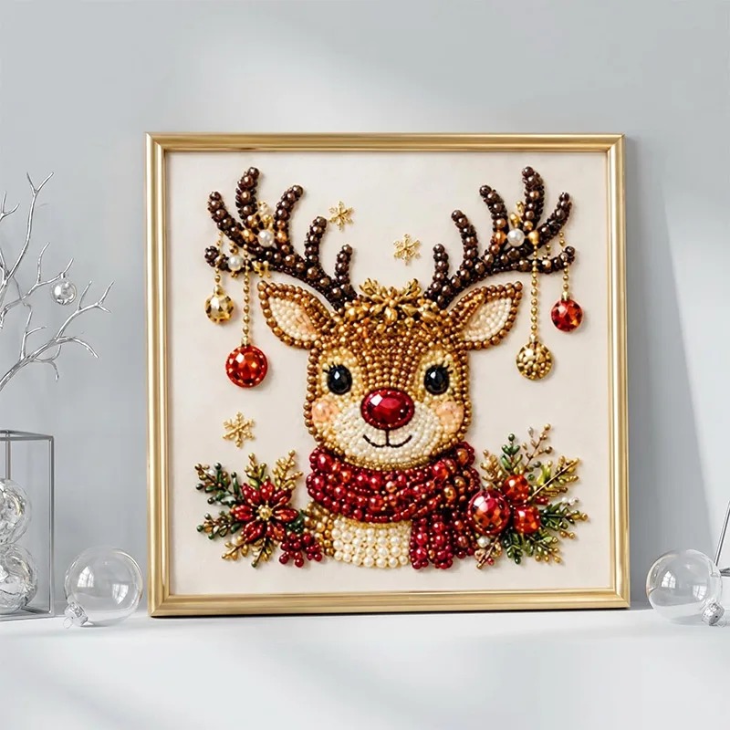 Christmas Pearl Diamond Painti - Art Craft For Christmas recension och pris
