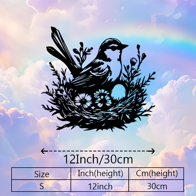 CIFBUY Metal Wall Art Bird Nes - Art And Craft For Nursery recension och pris