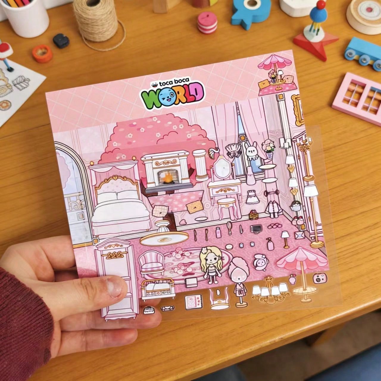 Pink Sakura Tree Hotel Room DI - Art Craft 3 Year Old recension och pris