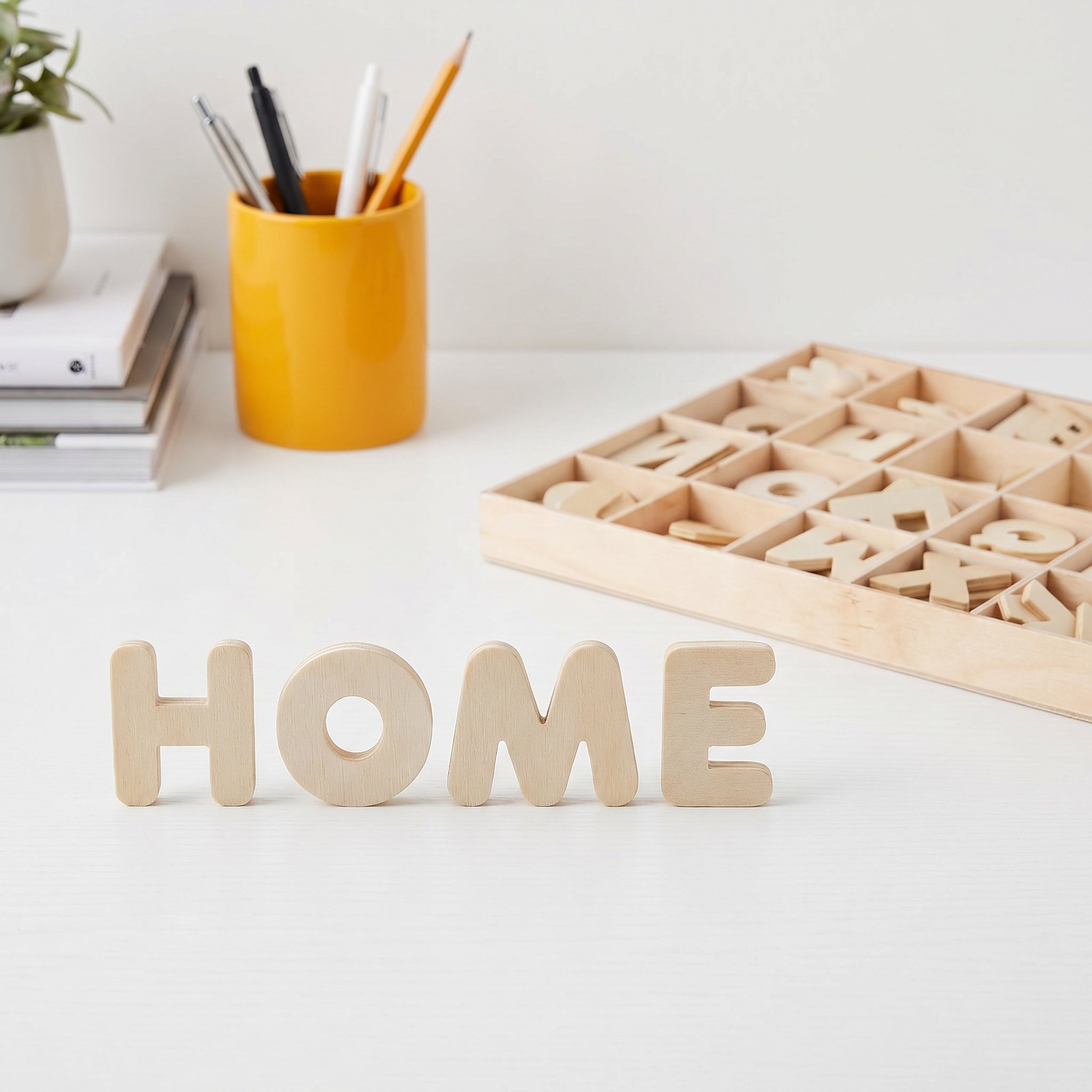 1Set Wooden Alphabet Letters U - Art And Craft For Nursery recension och pris