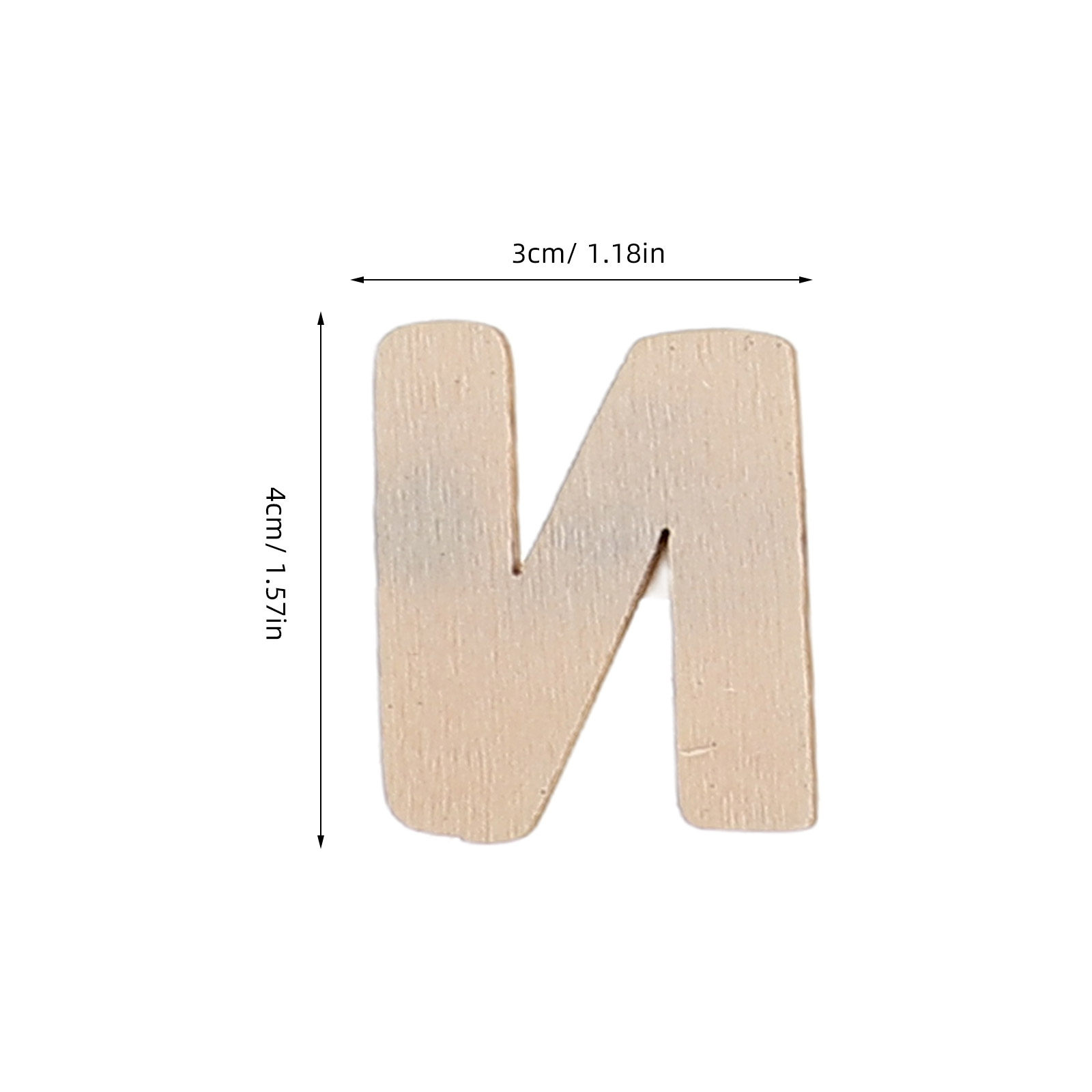 1Set Wooden Alphabet Letters U - Art And Craft For Nursery recension och pris