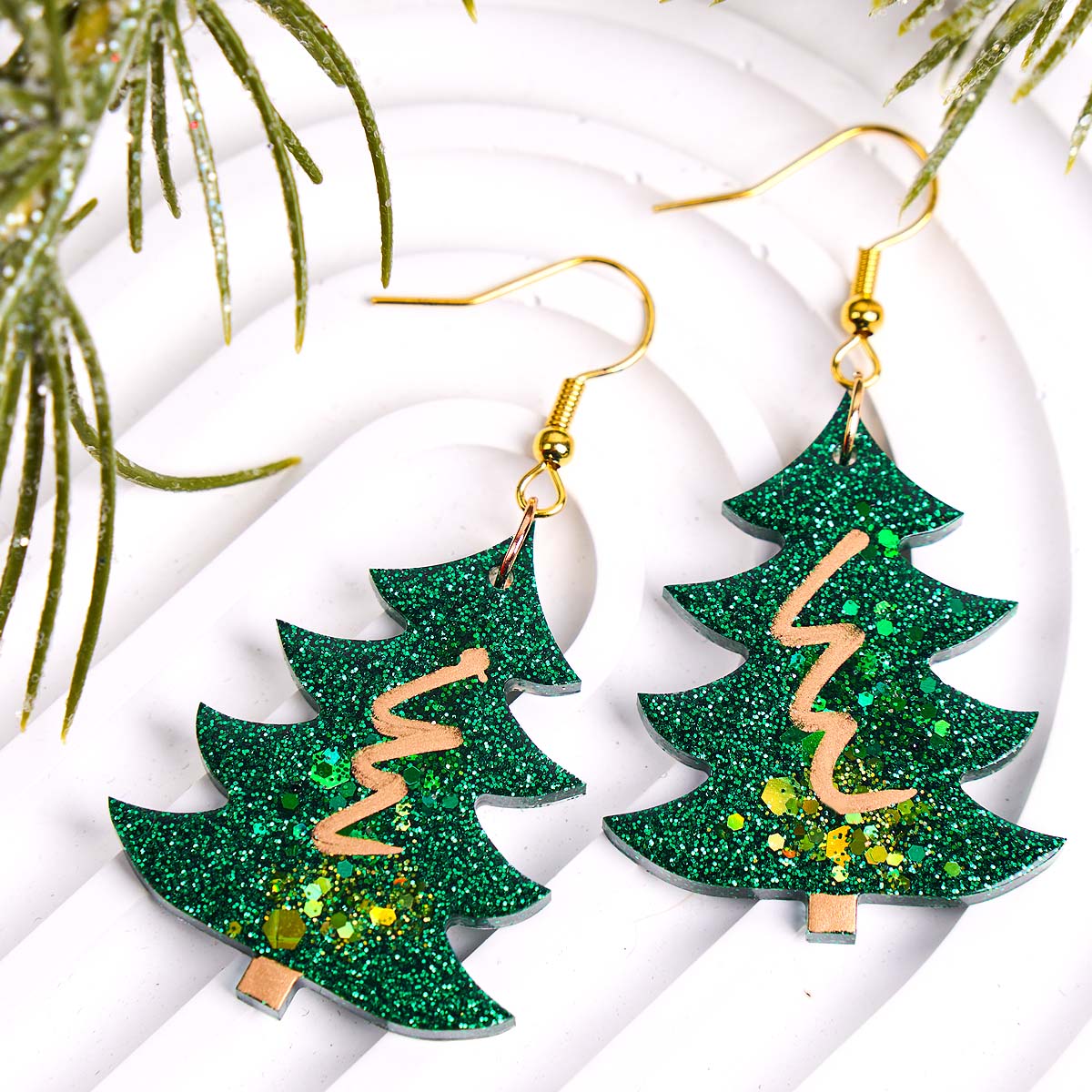3D Christmas Tree Pendant Sili - Resin Casting Mold recension och pris