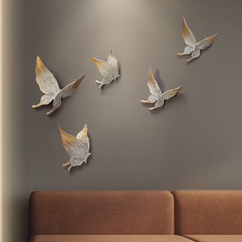 5pcs 3D Colorful Butterfly Wal - Art And Craft For Nursery recension och pris