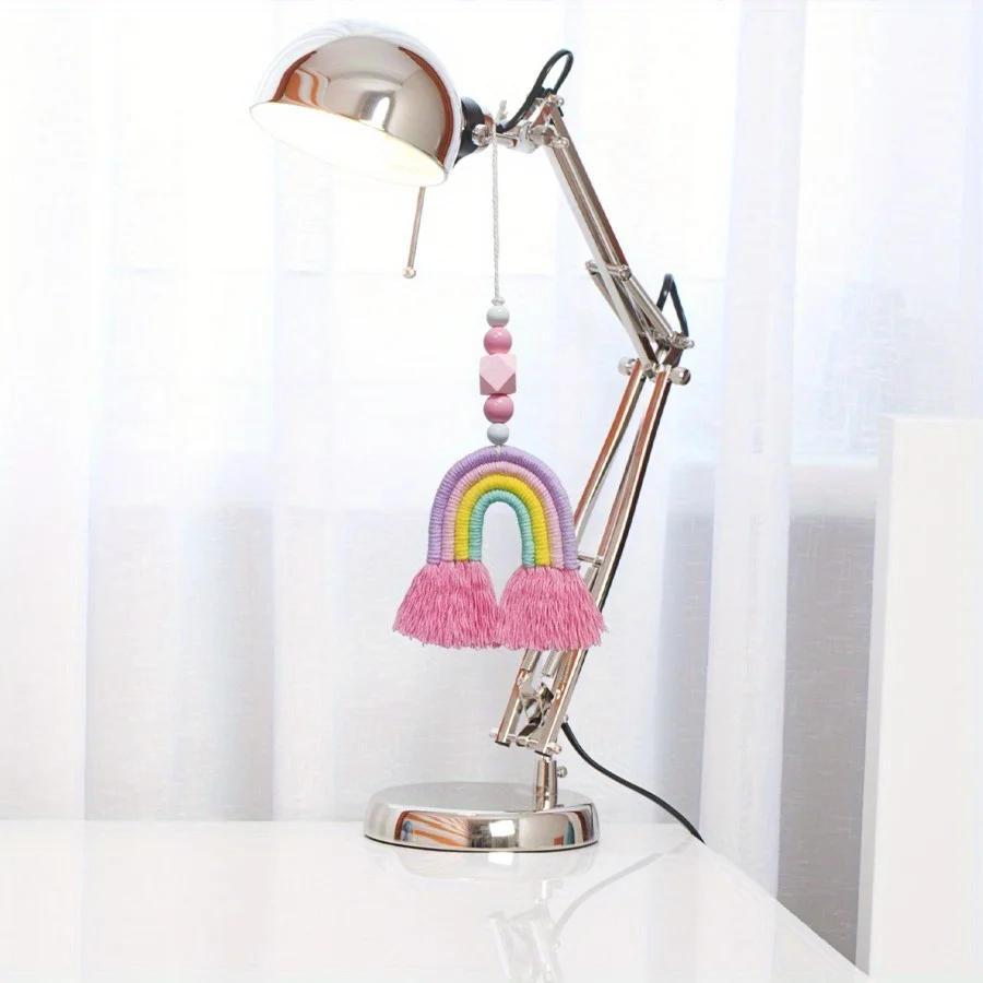 Pink Rainbow Wind Chimes Weavi - Art And Craft For Nursery recension och pris