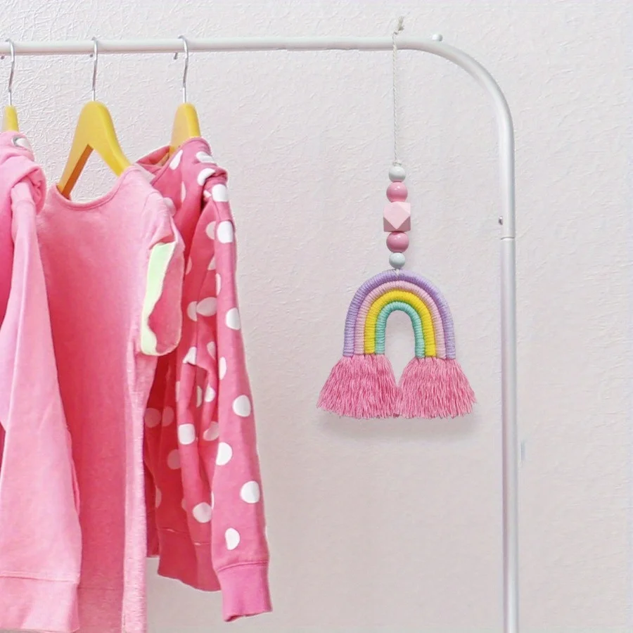 Rainbow Wind Chimes Weaving Mi - Art And Craft For Nursery recension och pris