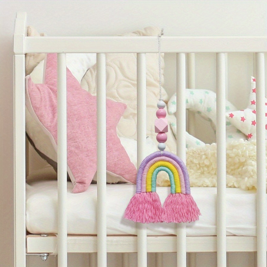 Rainbow Wind Chimes Weaving Mi - Art And Craft For Nursery recension och pris