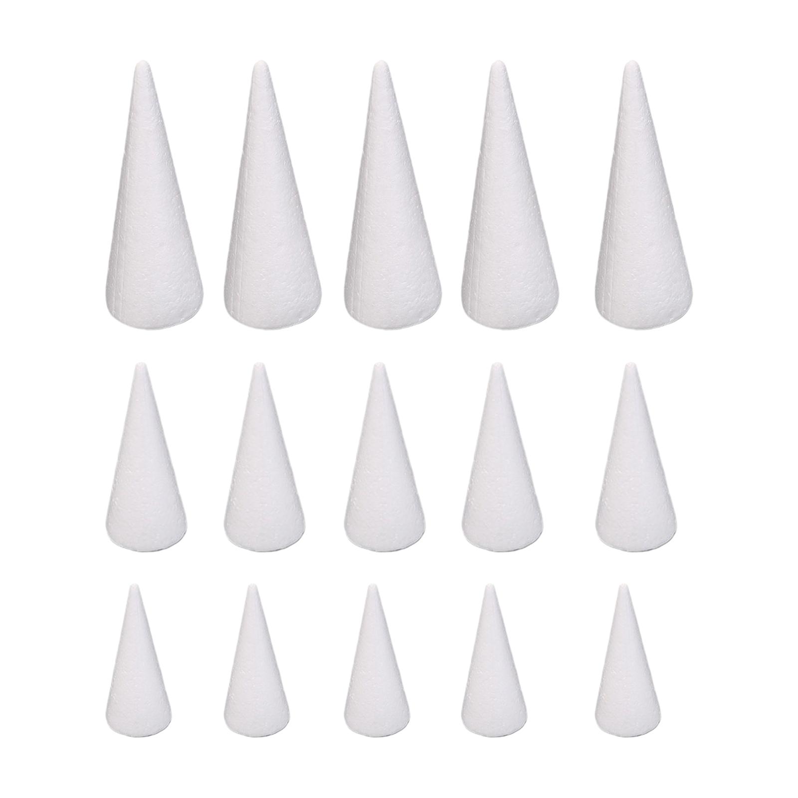 15Pcs Craft Foam Cones White P - Art Craft For Christmas recension och pris