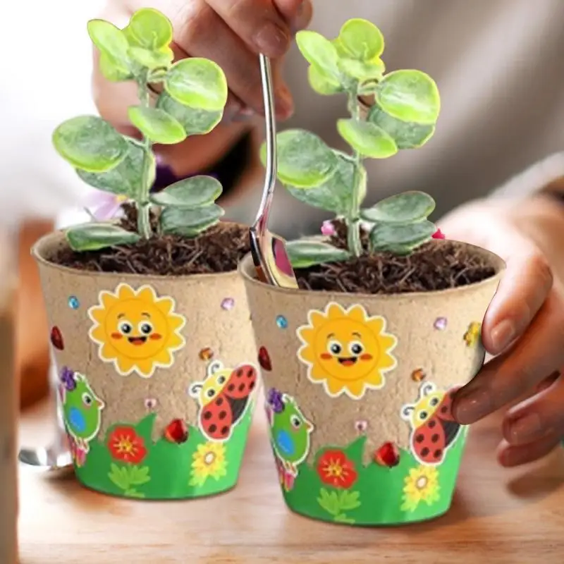 DIY Paper Flower Pot Craft Kit - Art And Craft For Nursery recension och pris