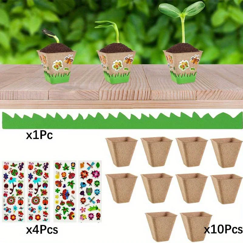 DIY Paper Flower Pot Craft Kit - Art And Craft For Nursery recension och pris