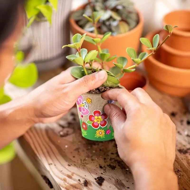 DIY Paper Flower Pot Craft Kit - Art And Craft For Nursery recension och pris