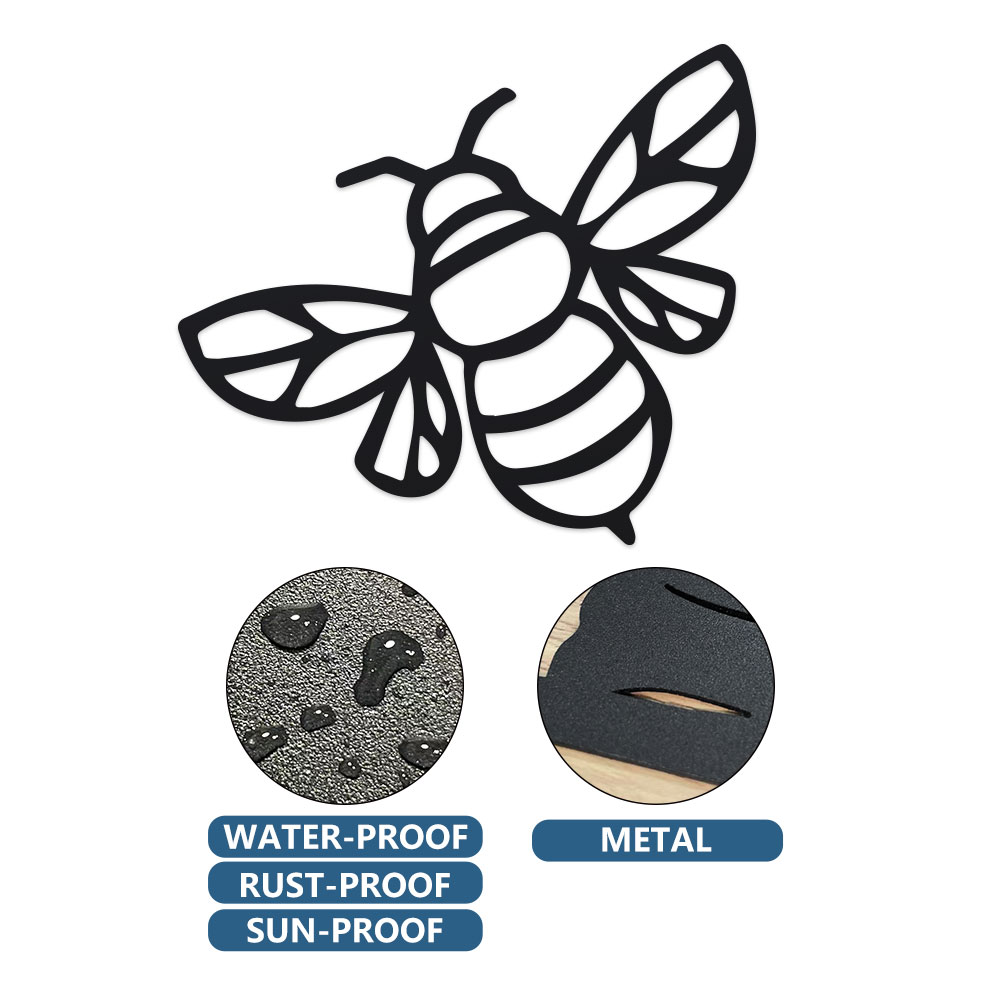 Metal Enchanting Bee Hive Sign - Art And Craft For Nursery recension och pris