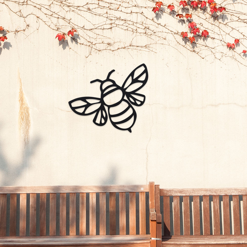 Metal Enchanting Bee Hive Sign - Art And Craft For Nursery recension och pris