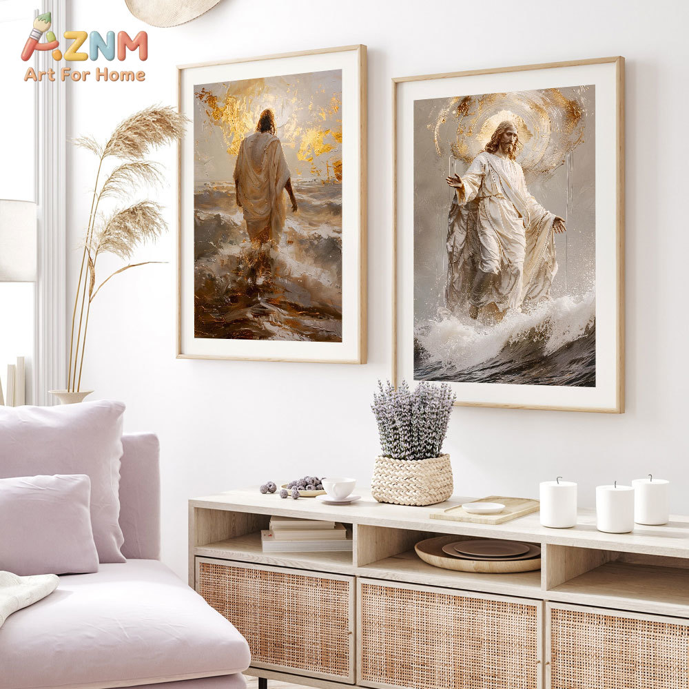 AZNM Jesus Christ Canvas Print - Art Craft Toys recension och pris