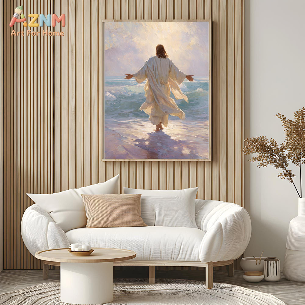 AZNM Jesus Christ Canvas Print - Art Craft Toys recension och pris
