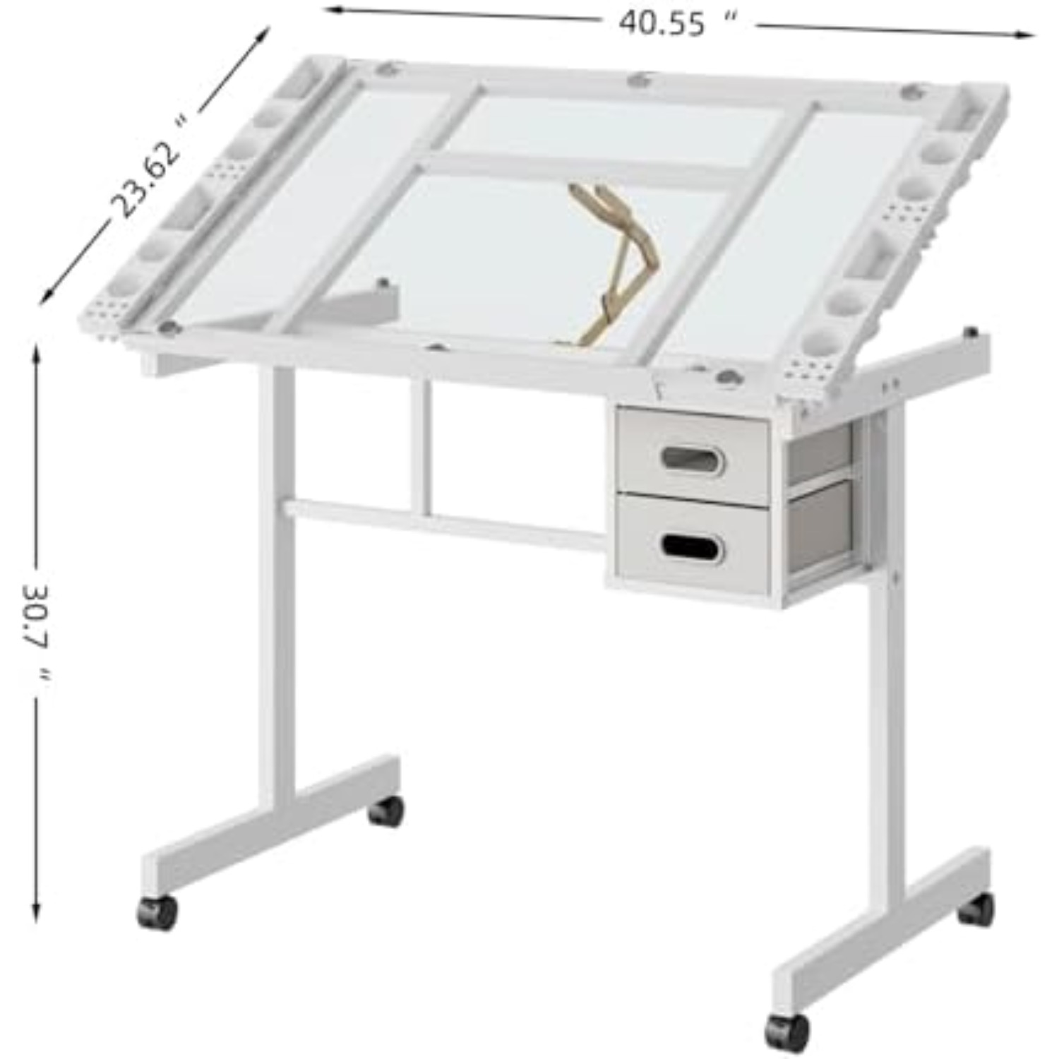 Rolling Drafting Table Desk, P - Art Craft And recension och pris