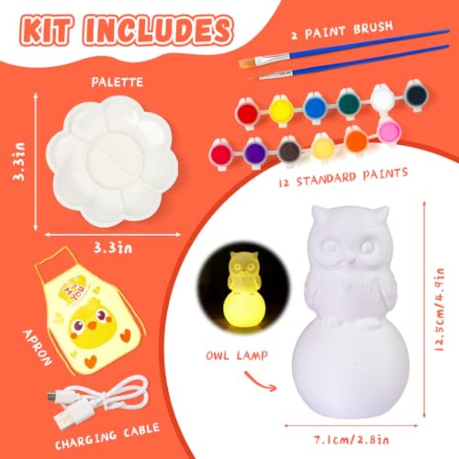 Paint Your Own Lamp Kit, Arts  - Art Craft Toys recension och pris