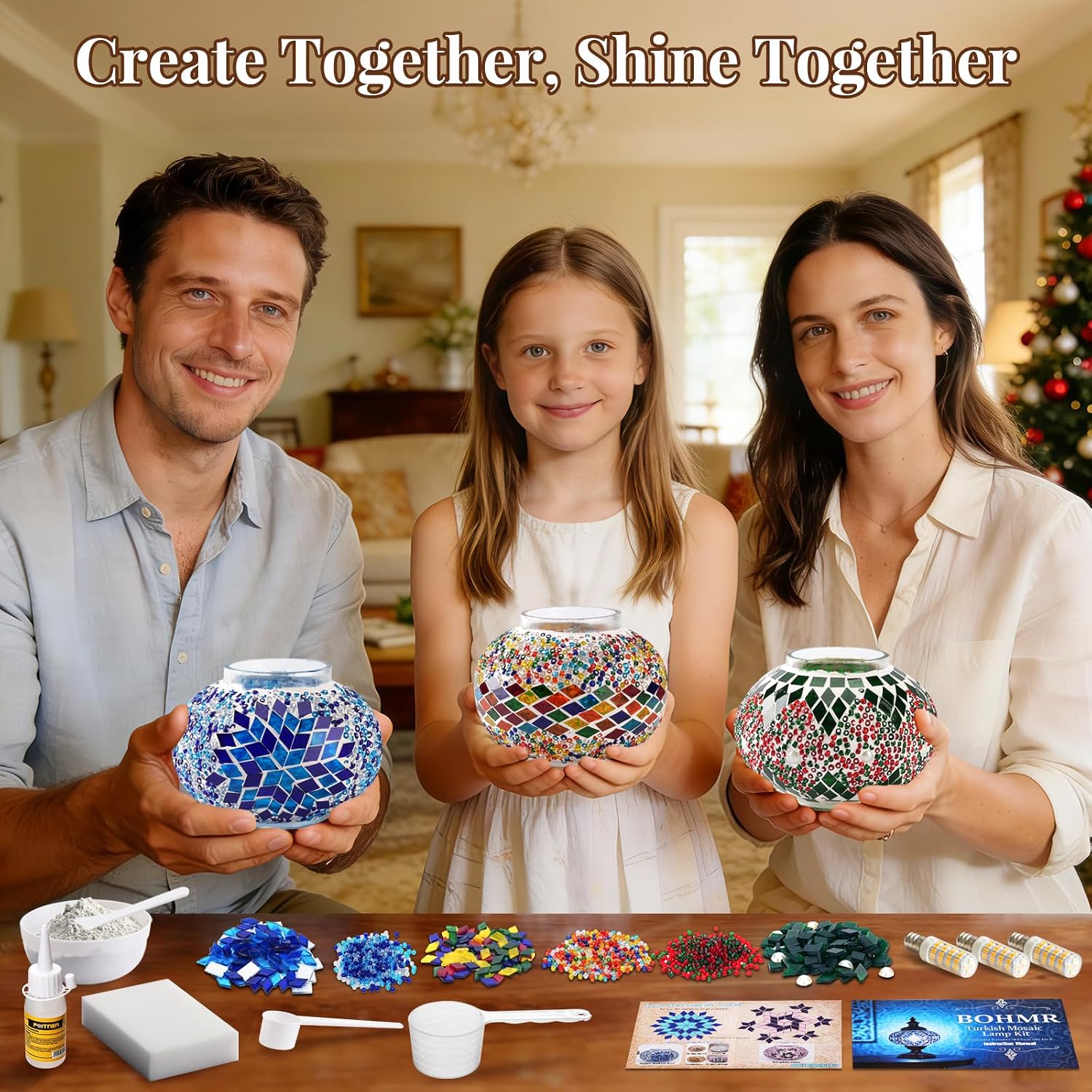 DIY 3 Globe Turkish Mosaic Lam - Art Craft And recension och pris