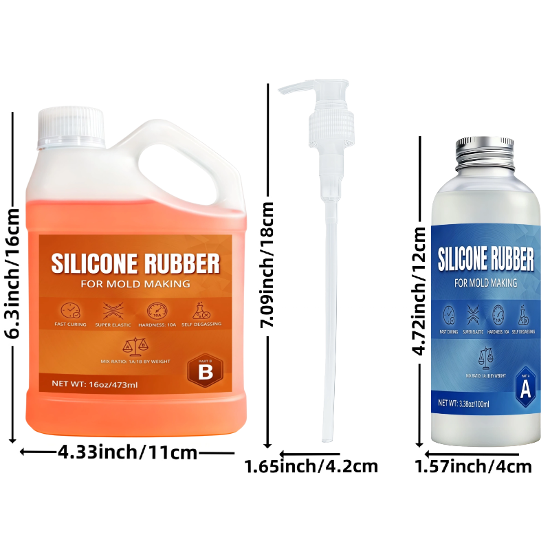 Durable Liquid Rubber Material - Resin Casting Mold recension och pris