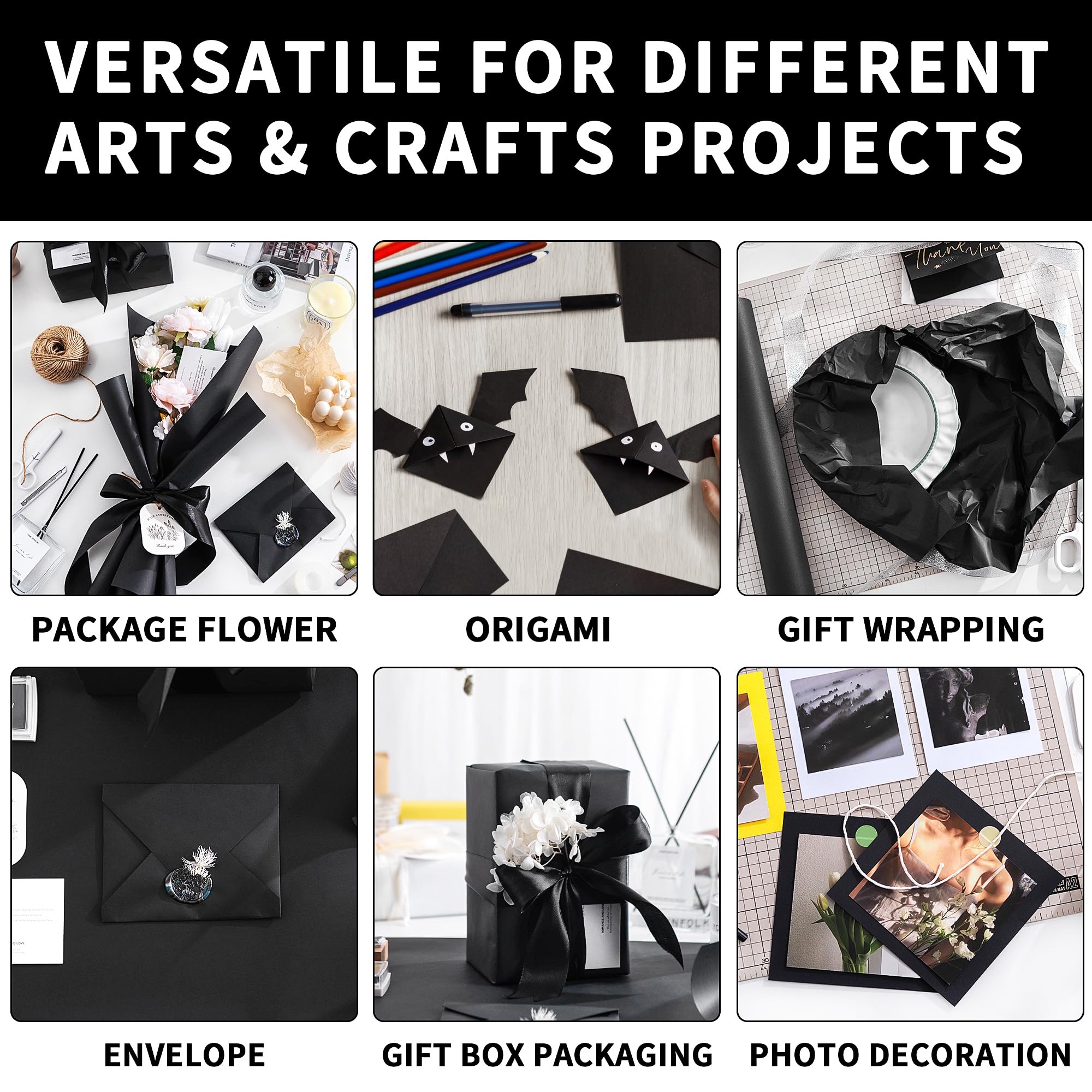 kraft paper Black Wrapping Pap - Wallpaper Art And Craft recension och pris
