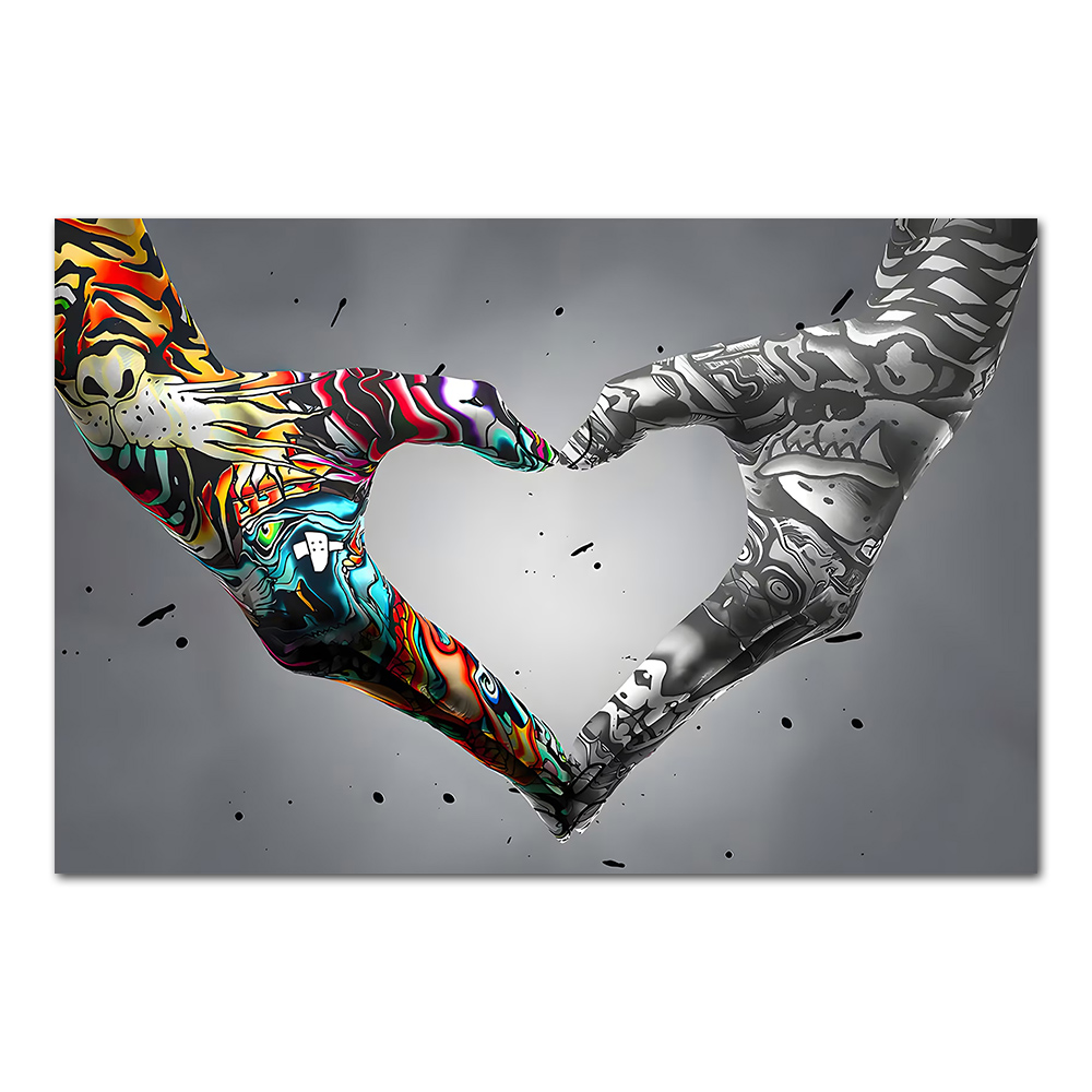 Graffiti Hand Love Canvas Pain - Art Craft Toys recension och pris