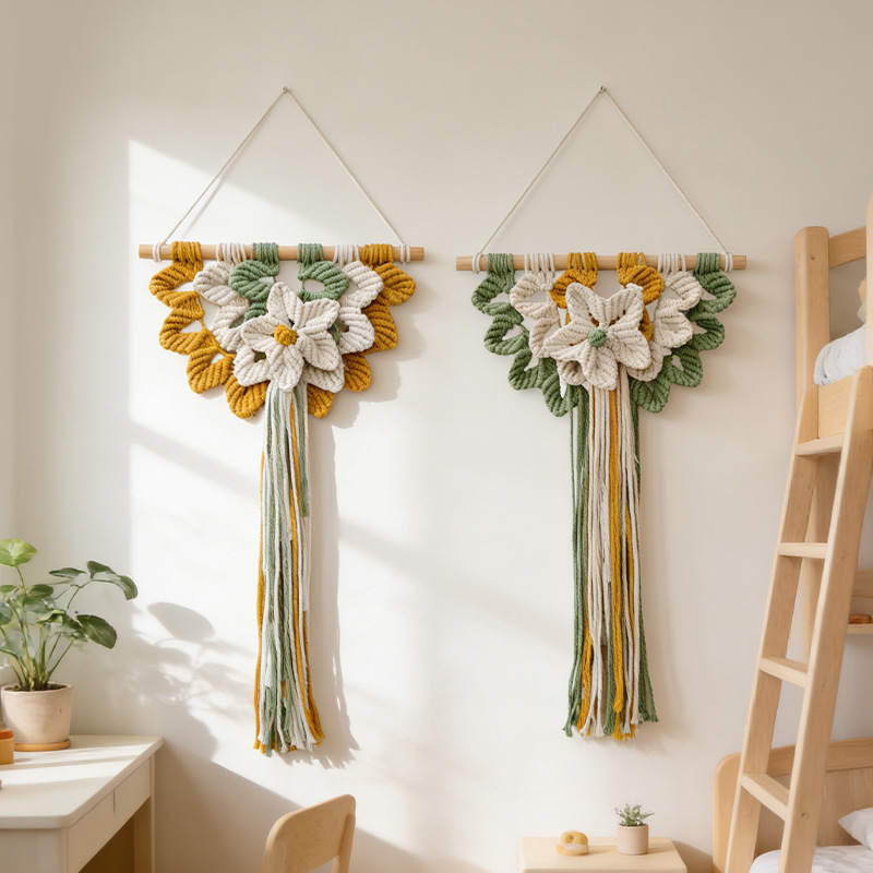 Woven Wall Hanging Boho Geomet - Art And Craft For Nursery recension och pris