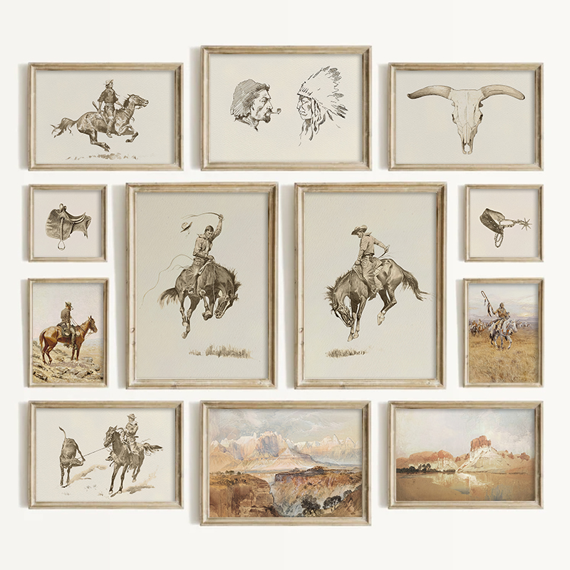 Southwestern Style Cowboy Wall - Art Craft Toys recension och pris