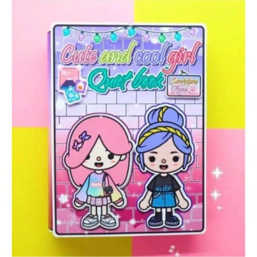 Paper Doll Theme DIY Sticker C - Art Craft 3 Year Old recension och pris