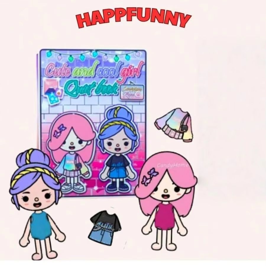 Paper Doll Theme DIY Sticker C - Art Craft 3 Year Old recension och pris