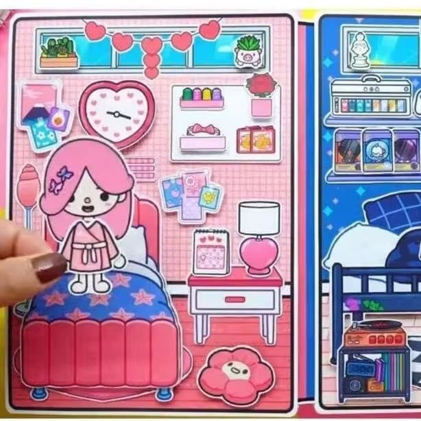 Paper Doll Theme DIY Sticker C - Art Craft 3 Year Old recension och pris
