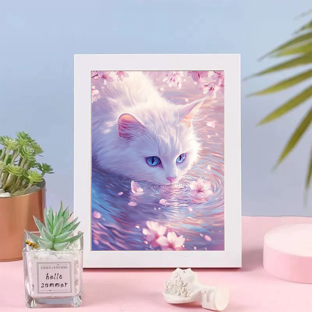 5D Diamond Painting Cat Lover  - Wallpaper Art And Craft recension och pris