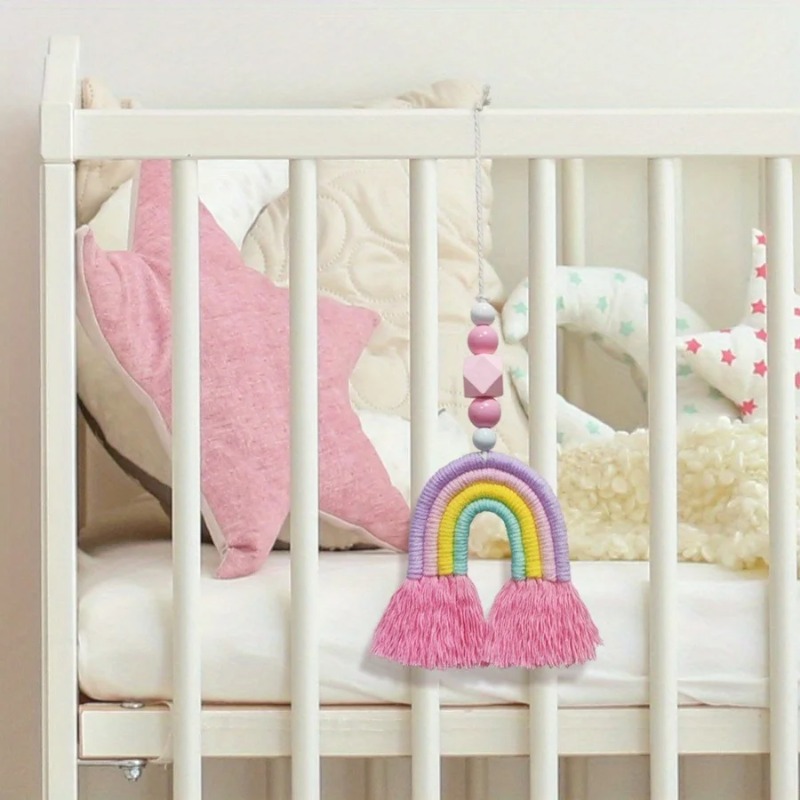 Rainbow Wind Chimes Weaving Mi - Art And Craft For Nursery recension och pris