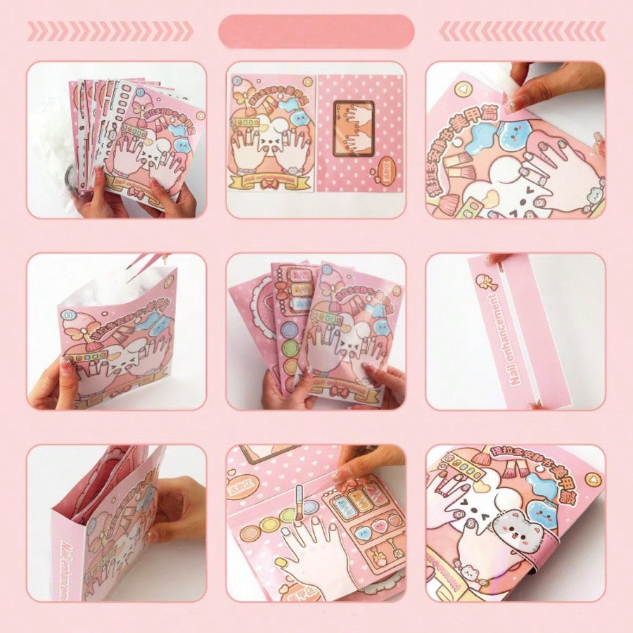 Pink Children DIY Nail Salon Q - Art Craft 3 Year Old recension och pris