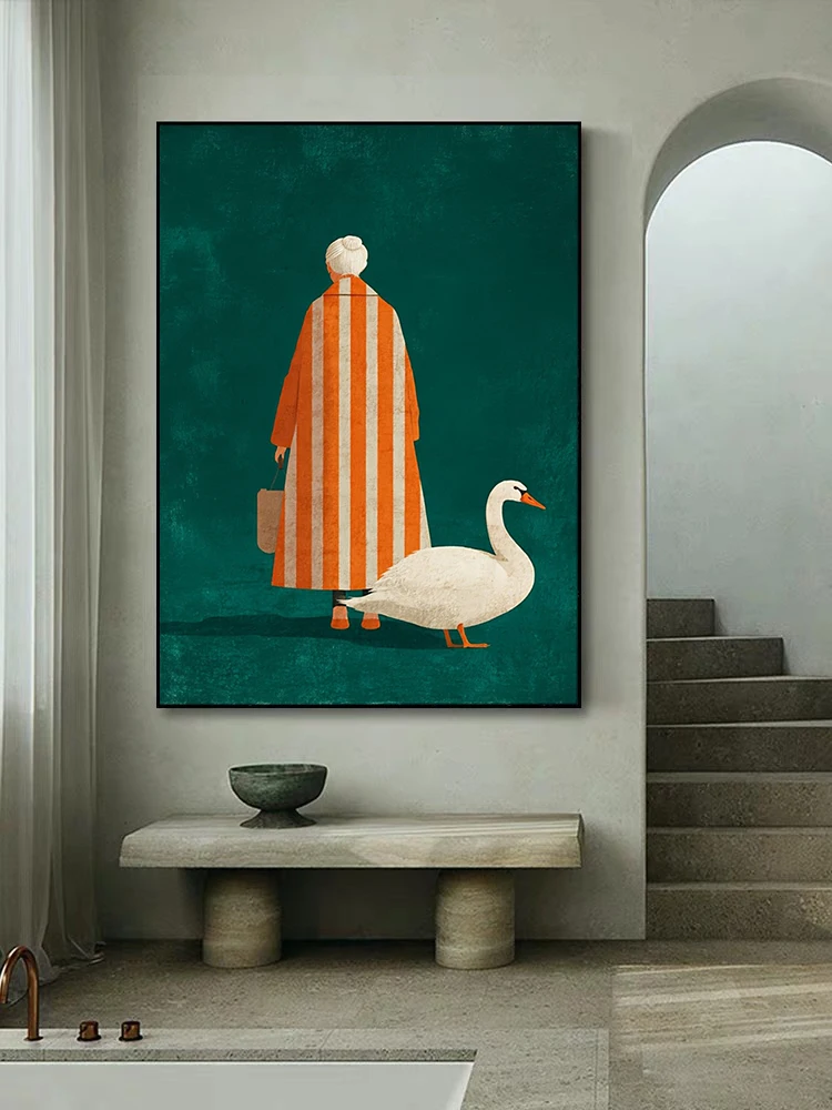 Figure in Orange White Striped - Art Craft Toys recension och pris