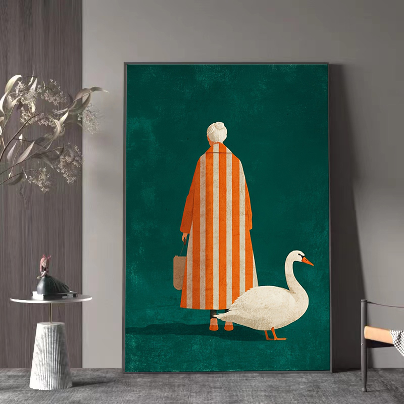 Figure in Orange White Striped - Art Craft Toys recension och pris