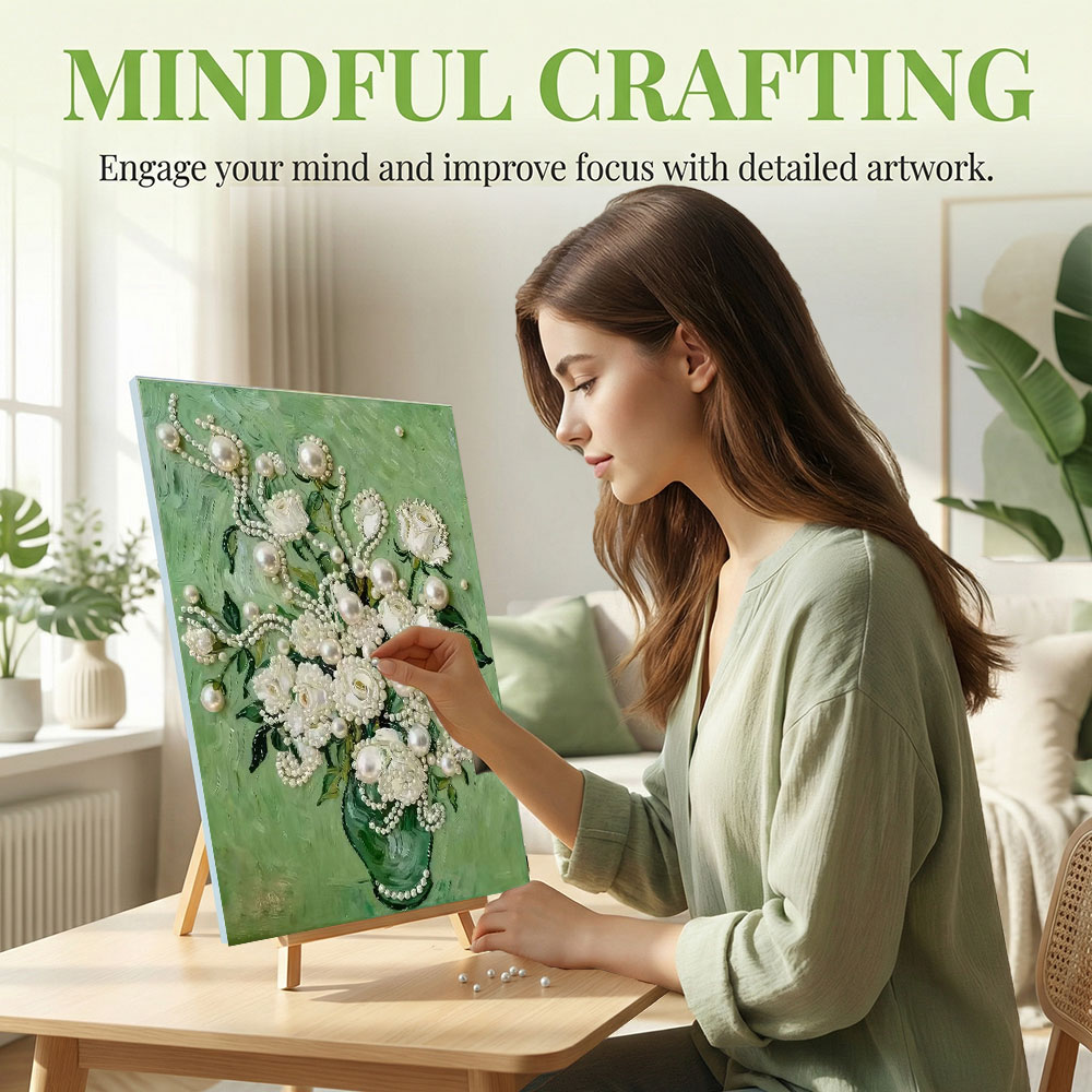 Huacan DIY Pearl Art Painting  - Wallpaper Art And Craft recension och pris