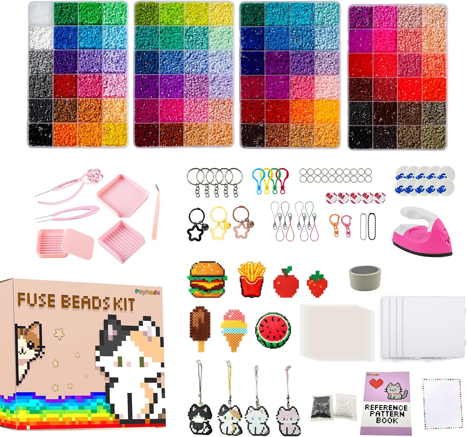 Fuse Beads Kit-Easy DIY-96 Col - Art Craft And recension och pris