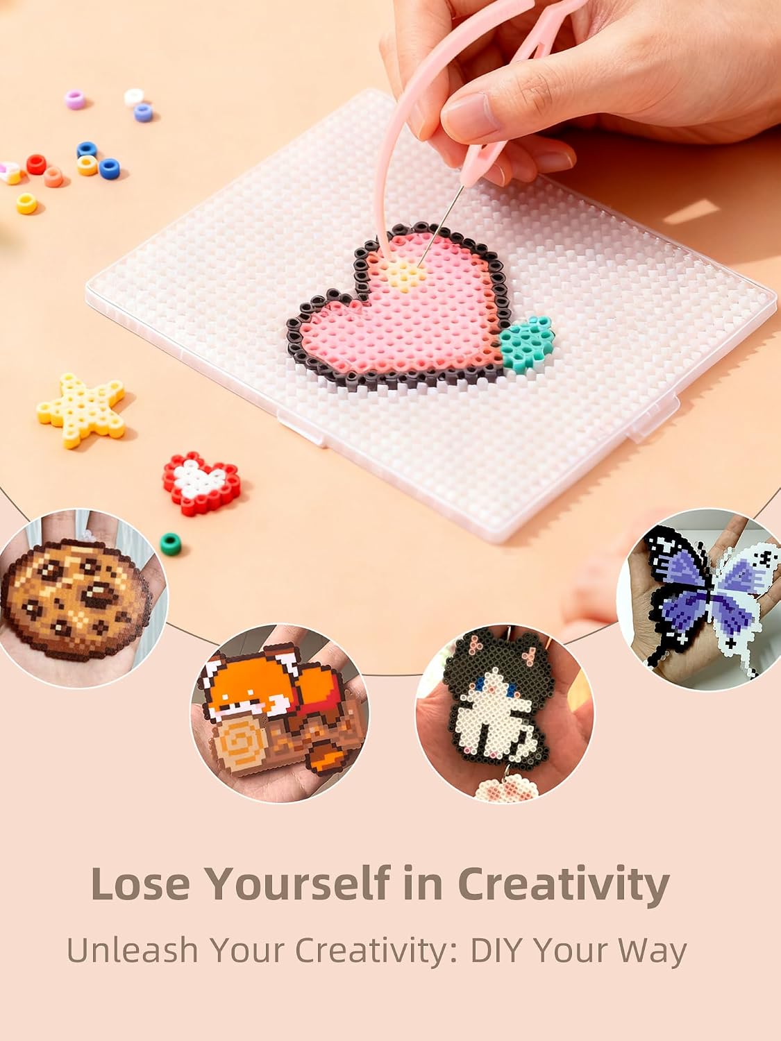 Fuse Beads Kit-Easy DIY-96 Col - Art Craft And recension och pris