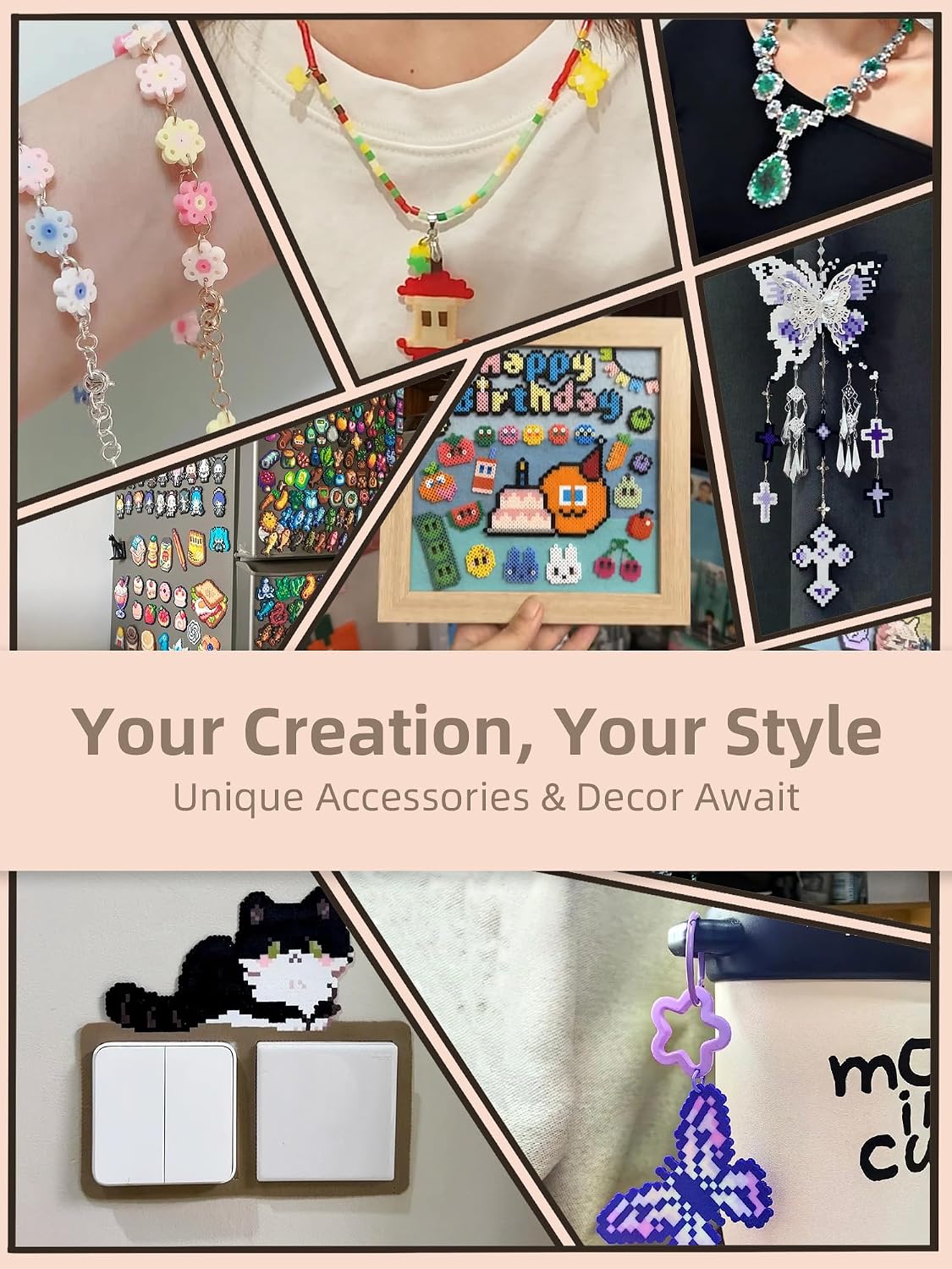 Fuse Beads Kit-Easy DIY-96 Col - Art Craft And recension och pris